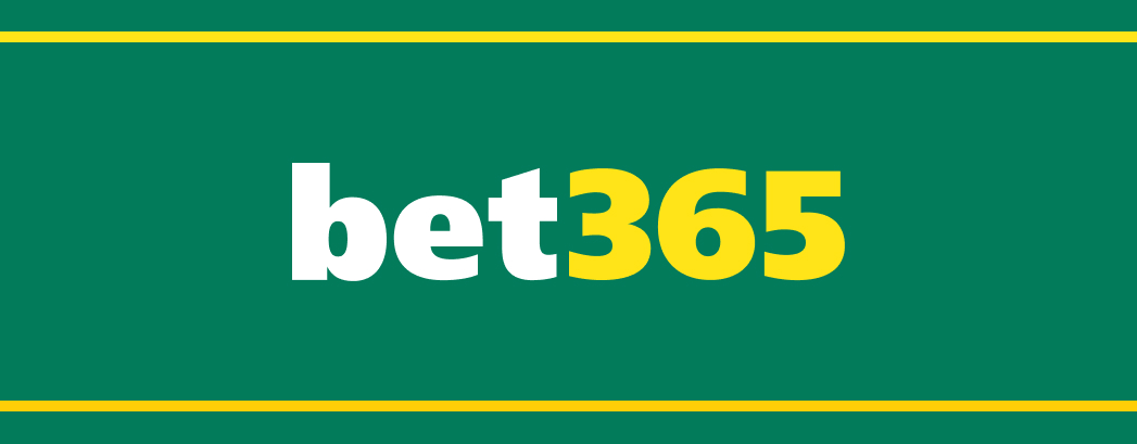 imagem em destaque com o logotipo da bet365 em um fundo verde com linhas amarelas