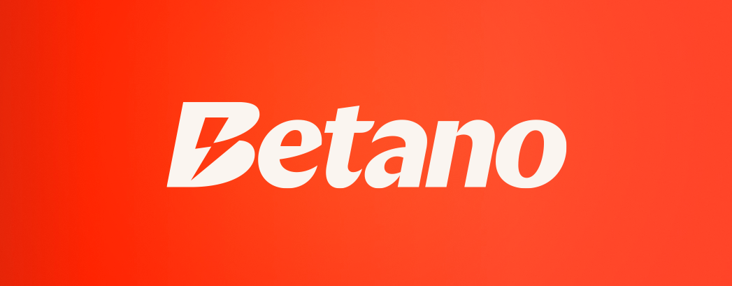 imagem em destaque com o logotipo da betano centro sobre um fundo laranja que representa as cores da marca