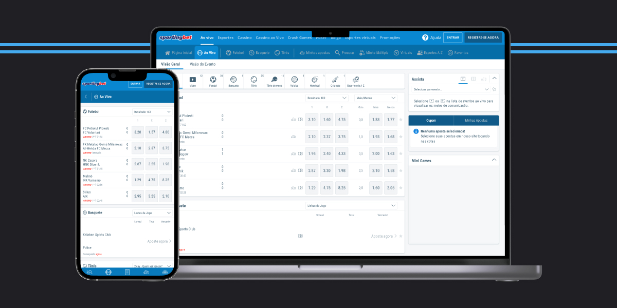 Apostas em Esportes e Jogos de Azar com a Melhor Plataforma do Brasil  Sportingbet
