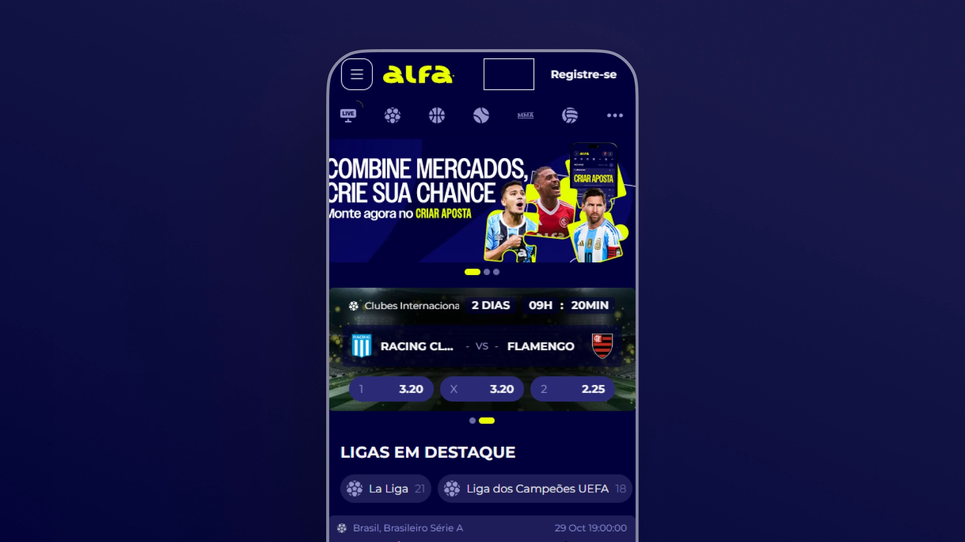 imagem Como baixar o app android alfa