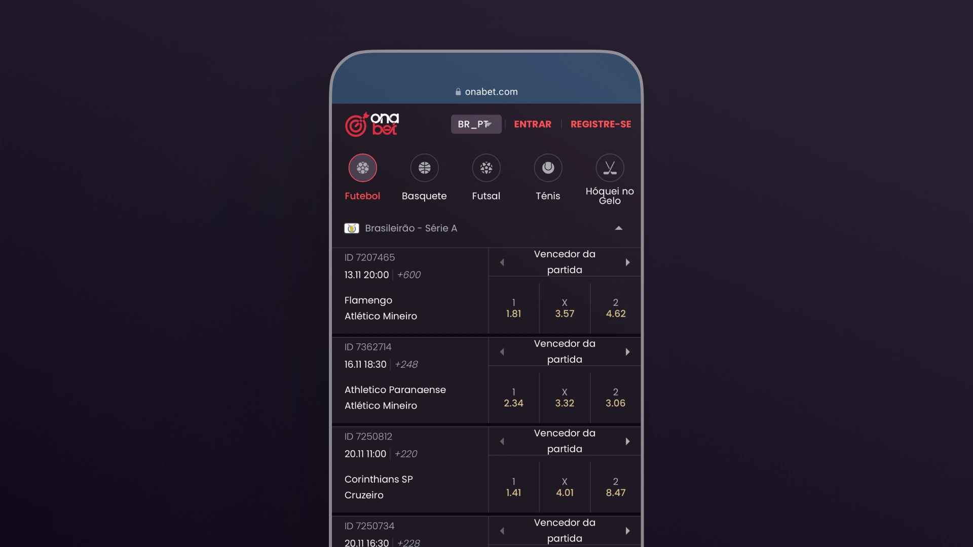 imagem Como baixar o app android onabet