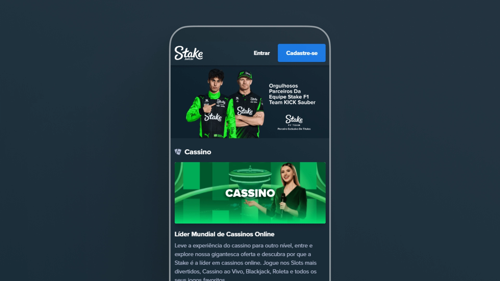 imagem Como baixar o app android stake