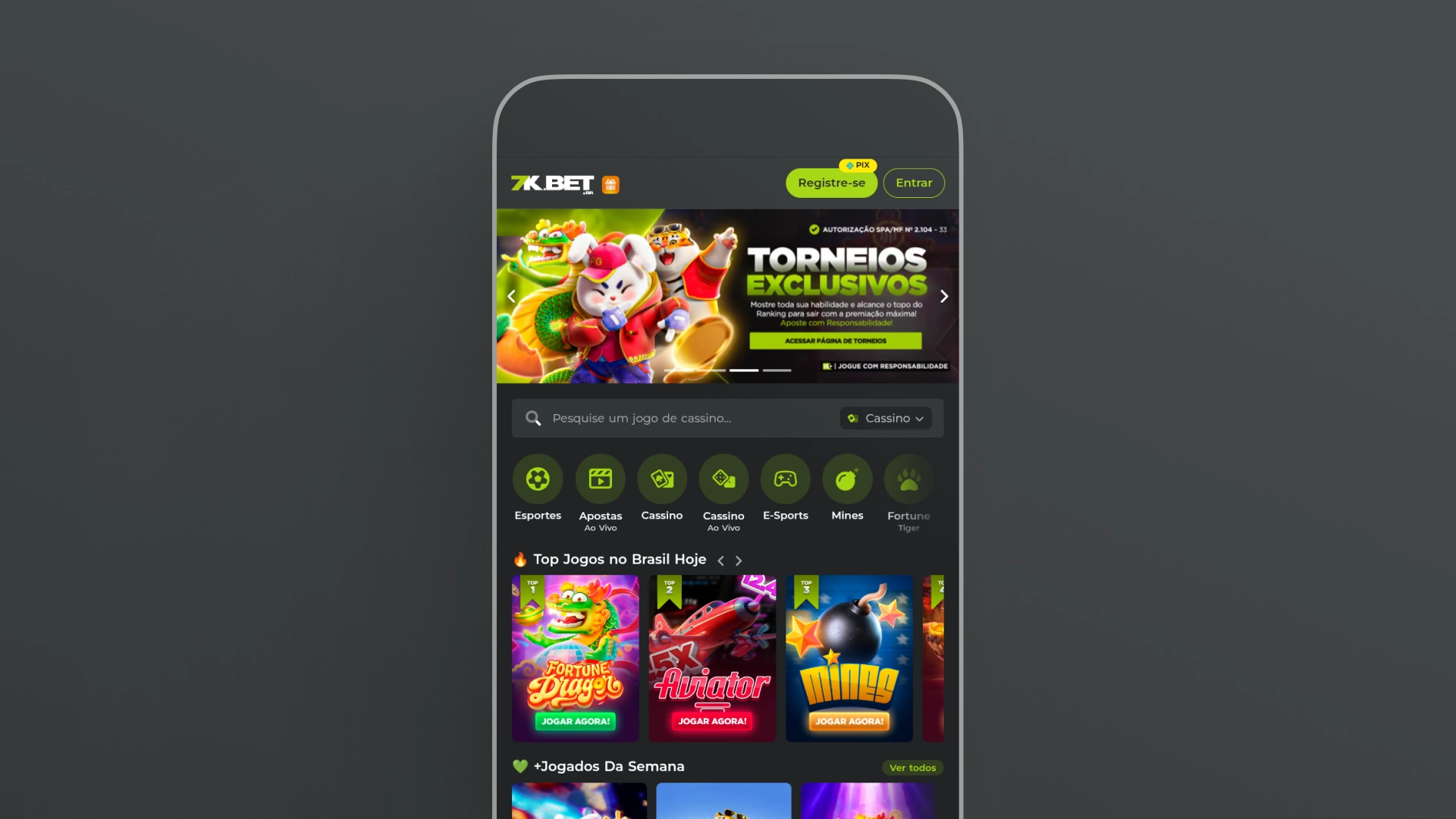 imagem Como baixar o app ios 7kbet