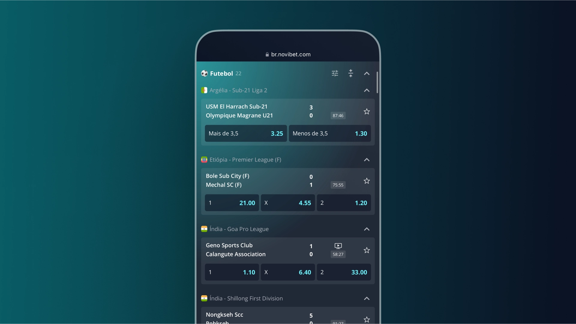 imagem Como baixar o app ios Novibet
