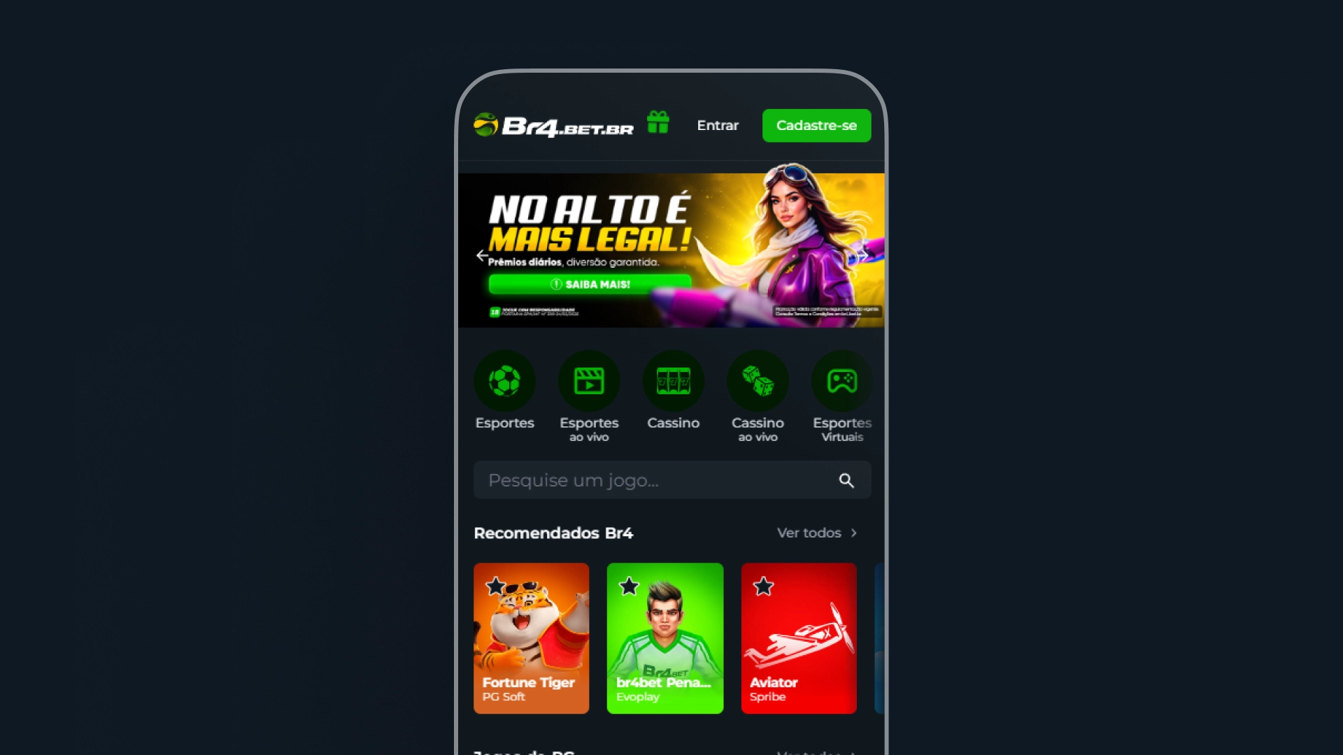 imagem Como baixar o app ios br4bet