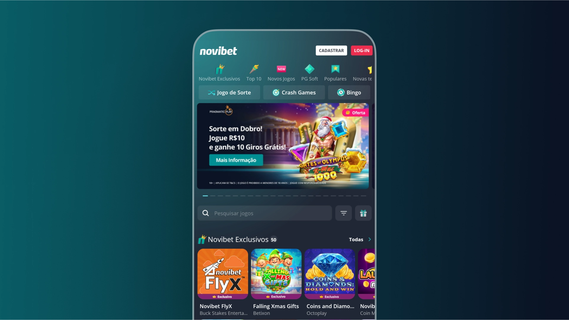 imagem cassino app Novibet