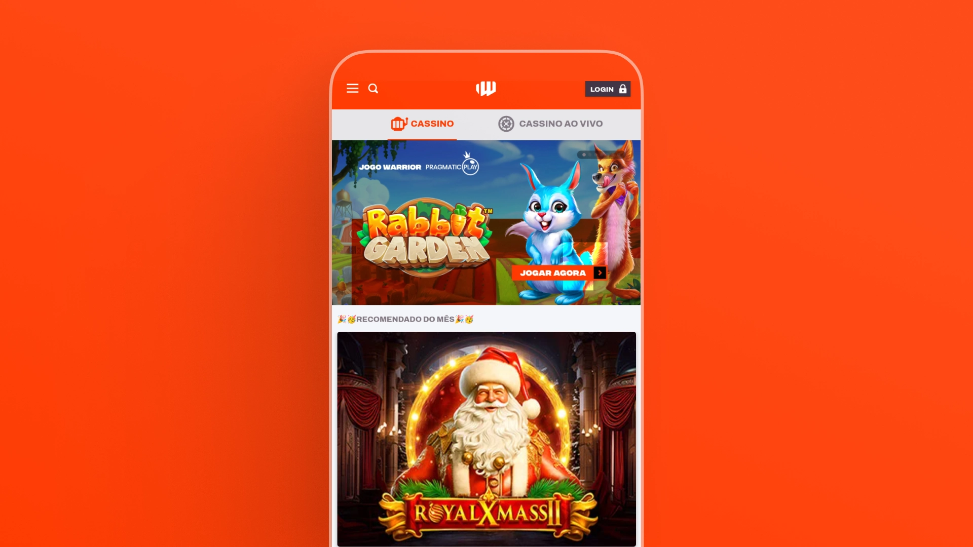 imagem cassino app betwarriror