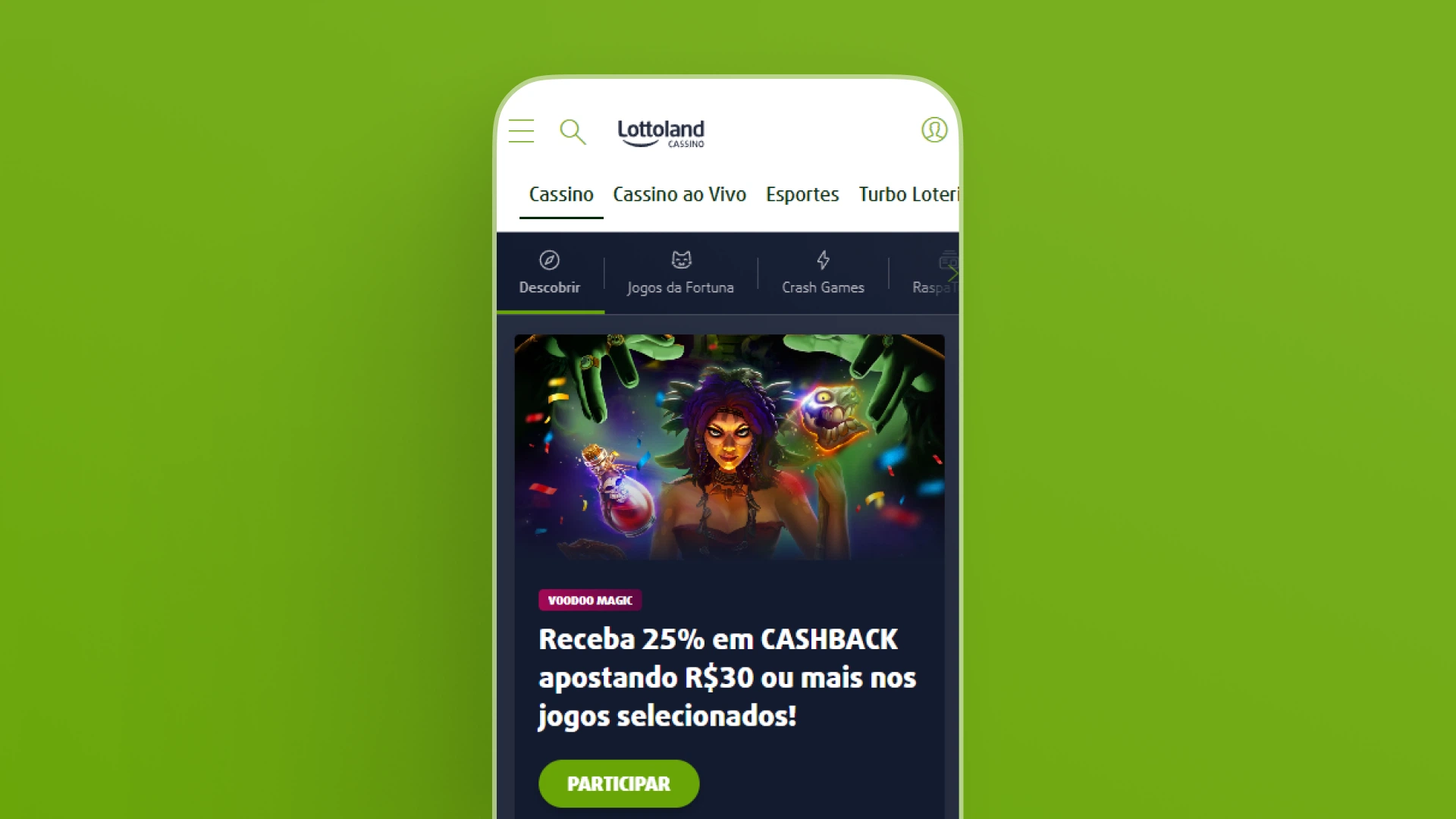 imagem cassino app lottoland