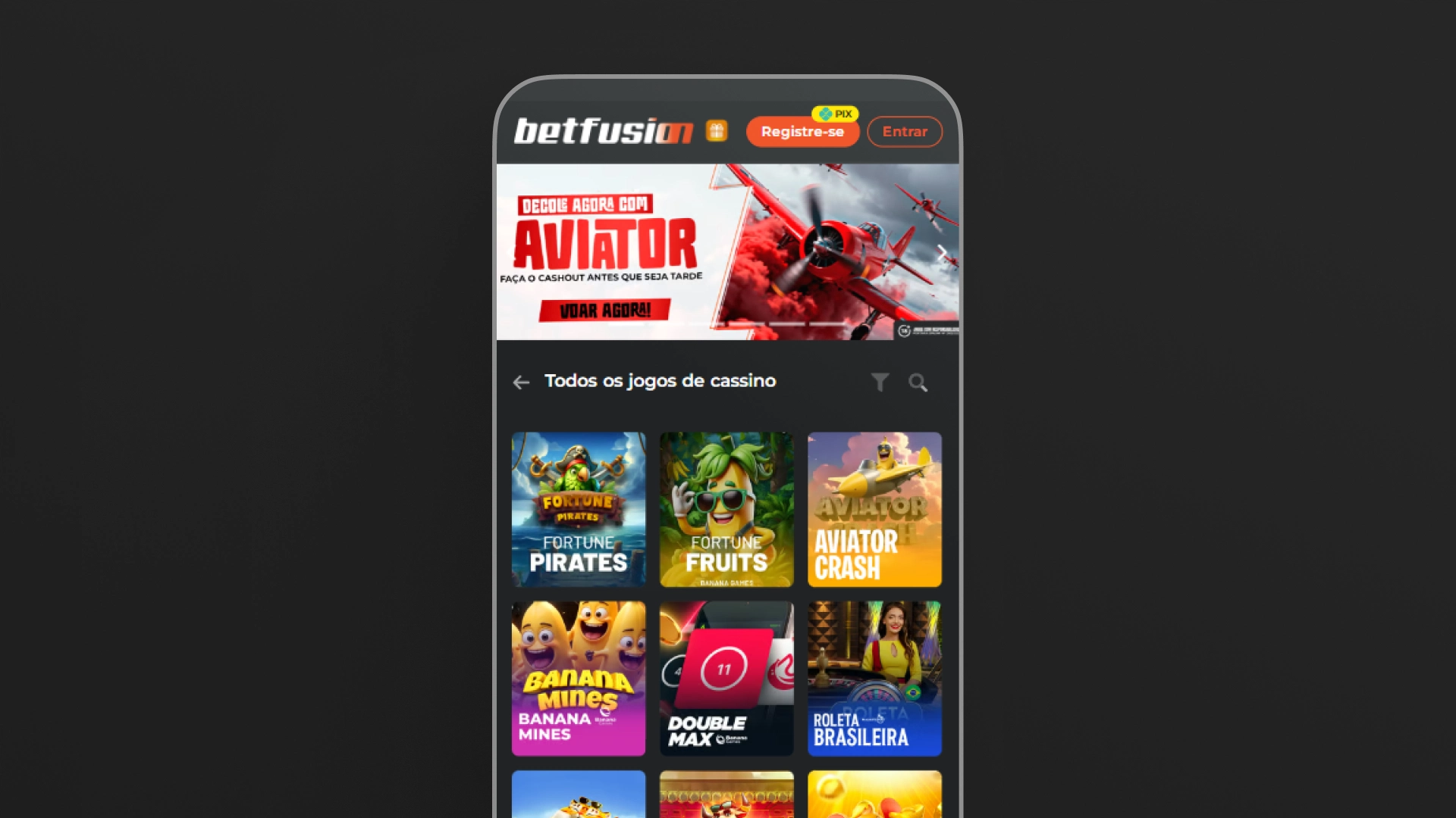 imagem cassino mobile betfusion