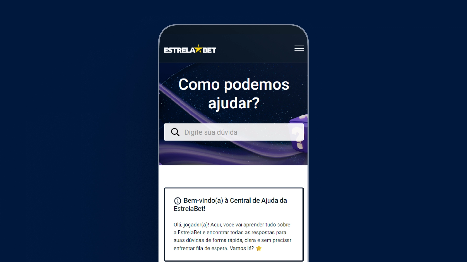 imagem central de ajuda EstrelaBet