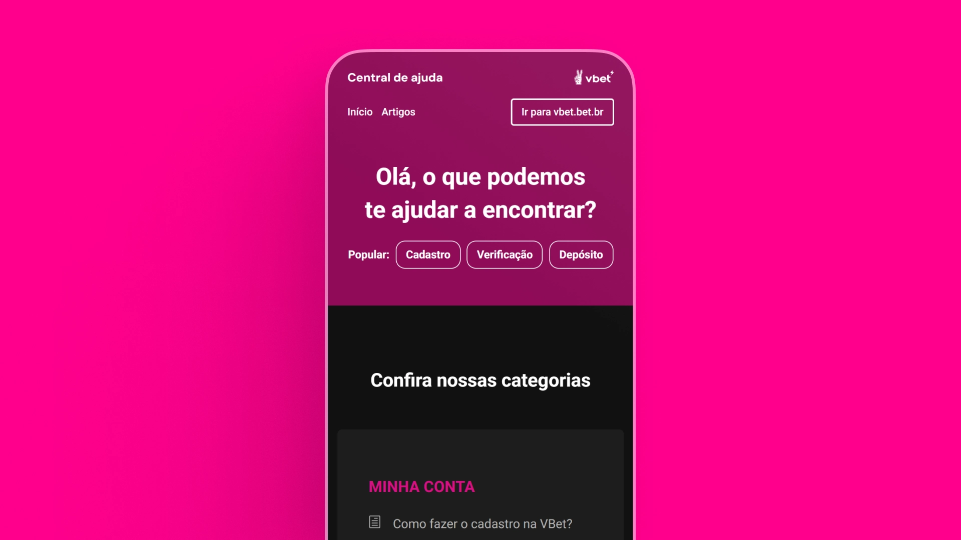 imagem central de ajuda VBET