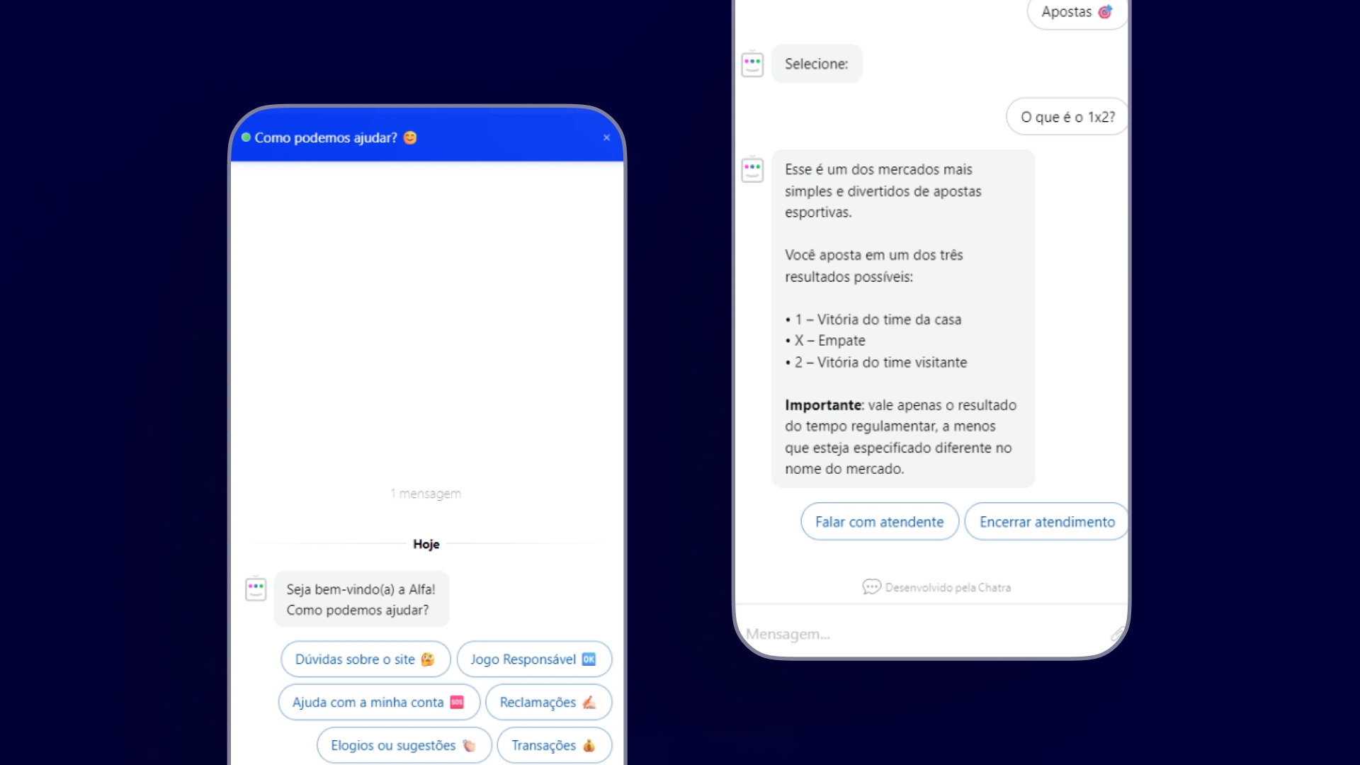 imagem chat ao vivo alfa