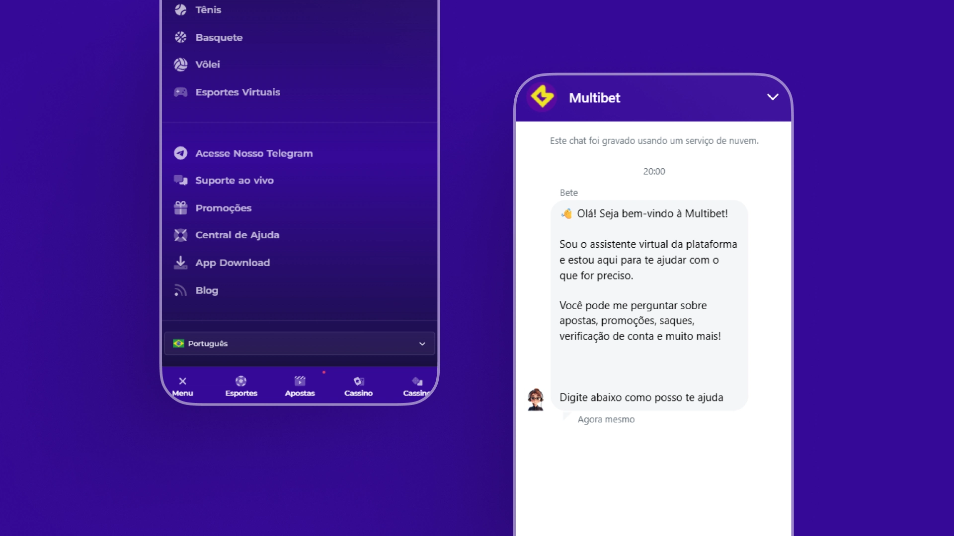 imagem chat ao vivo multibet