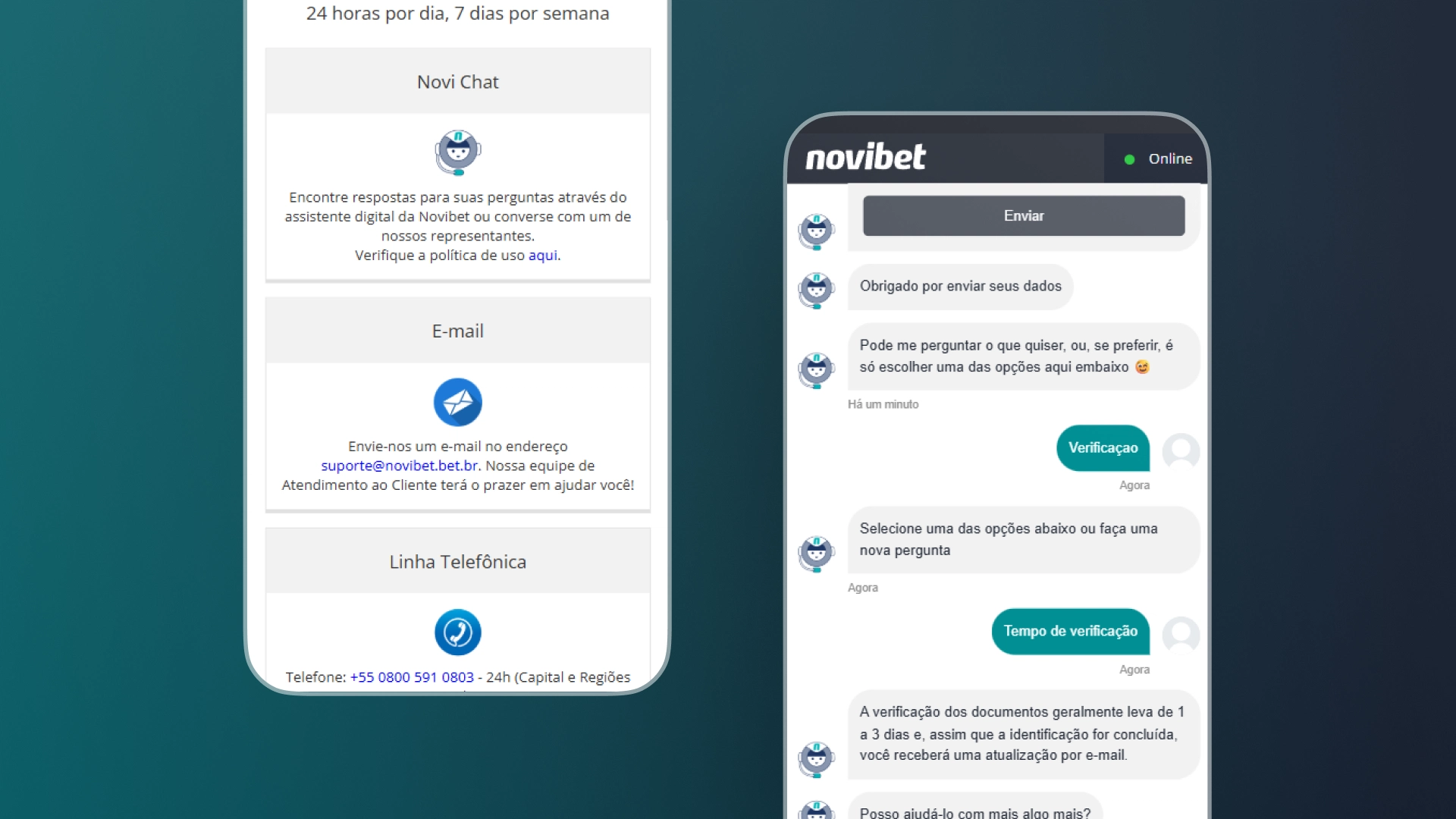 imagem chat ao vivo novibet