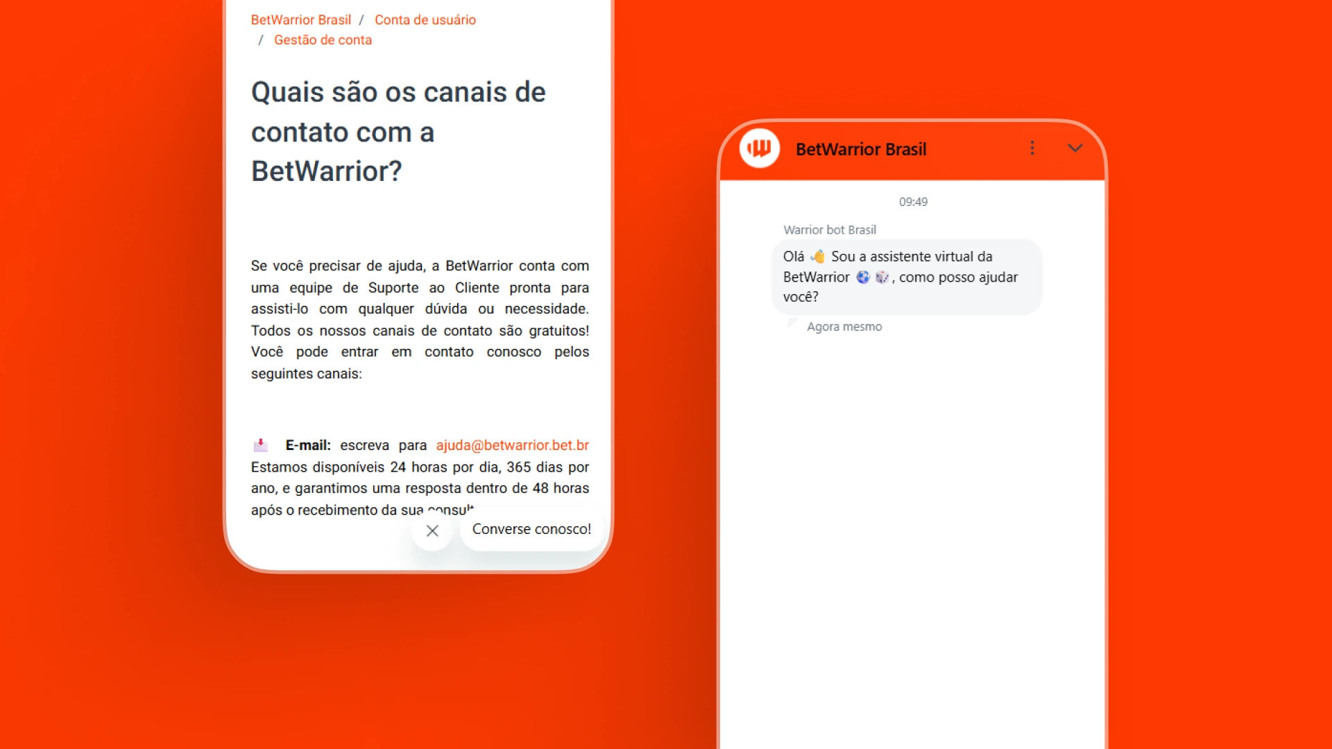 imagem chat suporte betwarrior