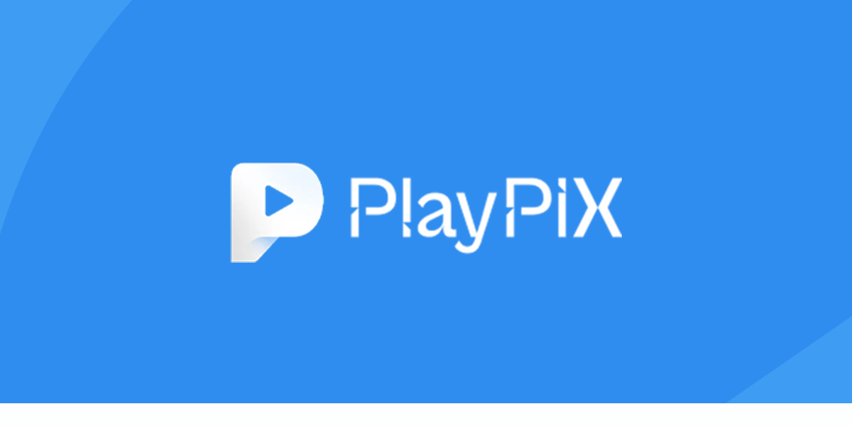 Imagem mostra logomarca da PlayPix