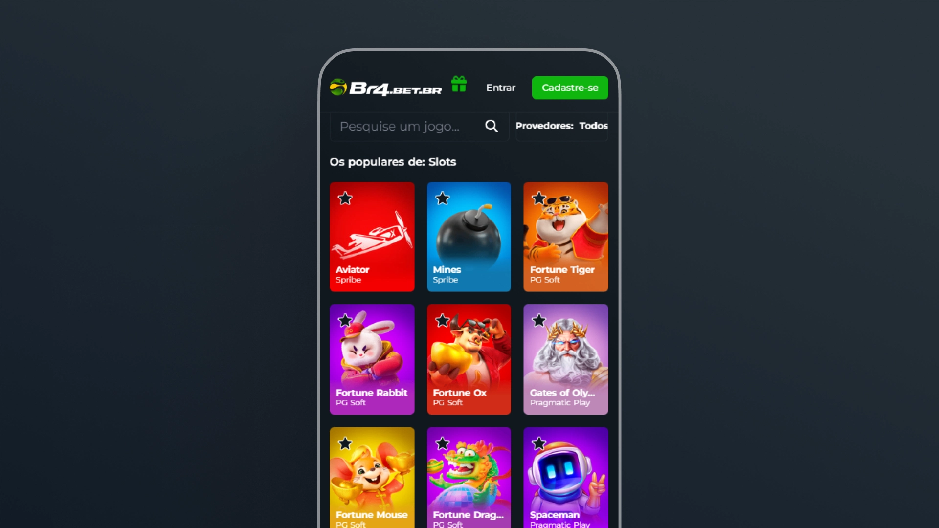 imagem diveridade slots populares br4bet