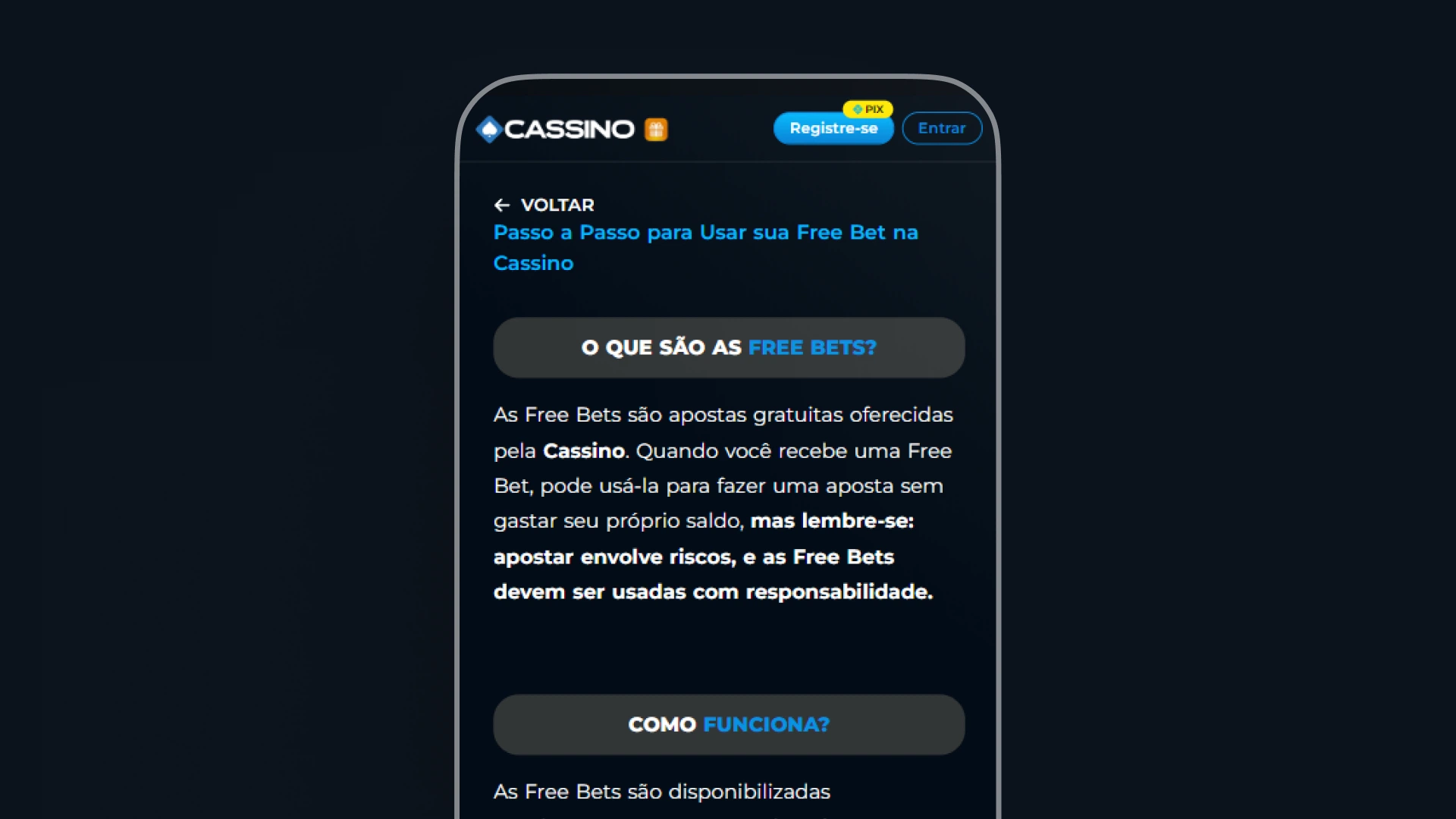 imagem free bets cassino bet