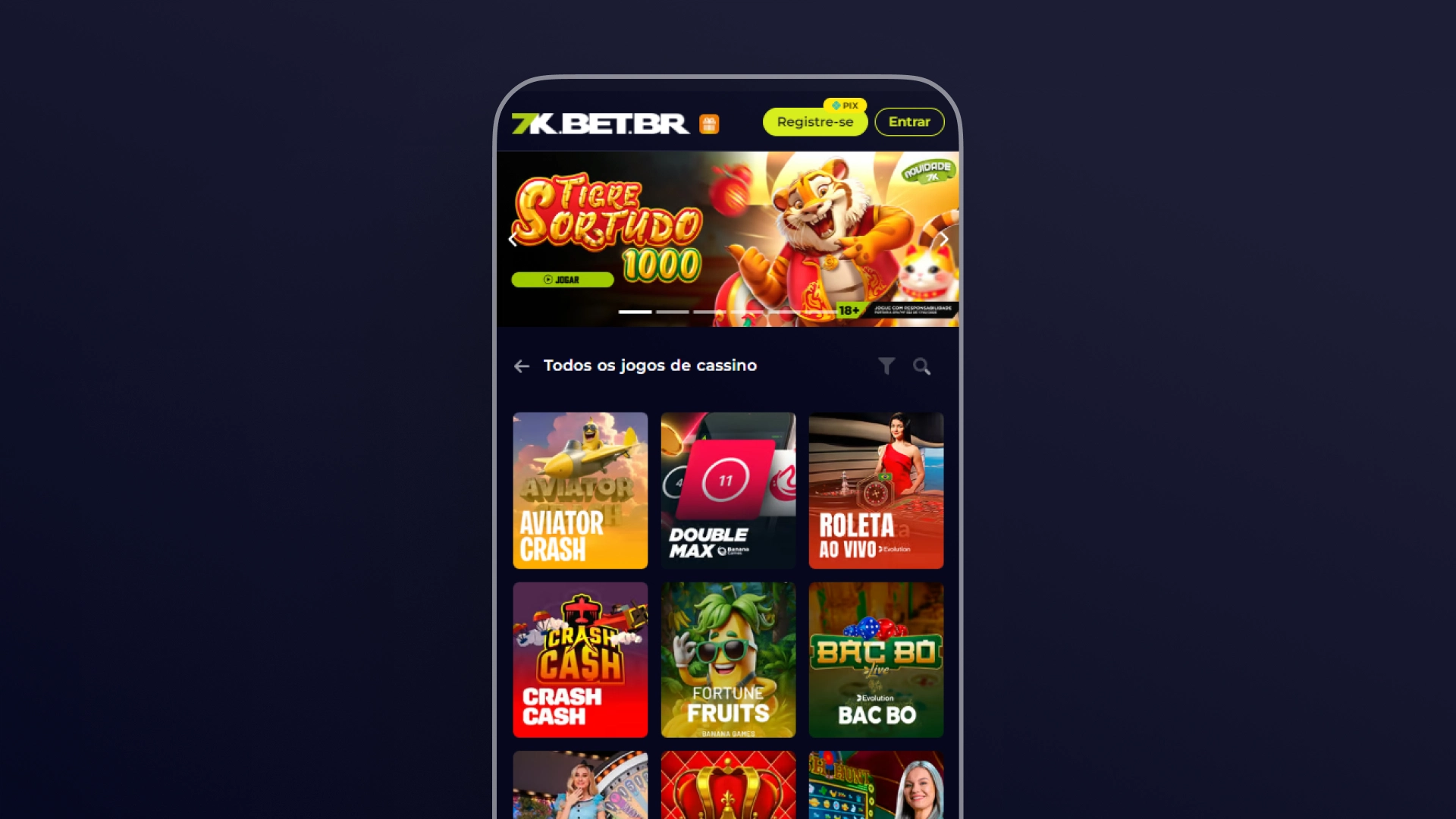 imagem ilustrativa Cassino Bet7k