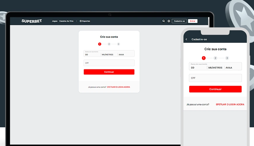 imagem ilustrativa Como se Cadastrar superbet