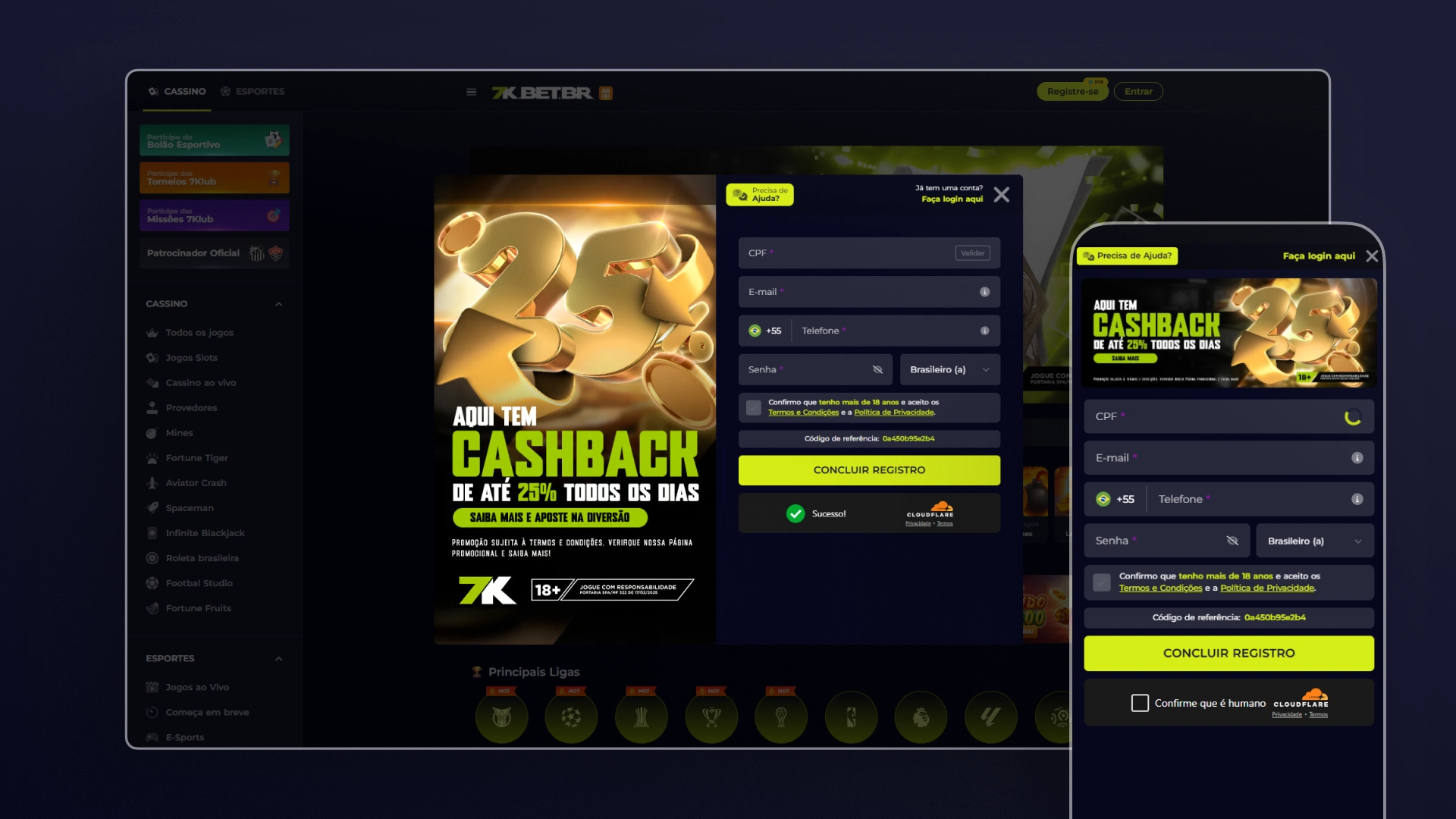 imagem mockup desktop mobile registro bet7k