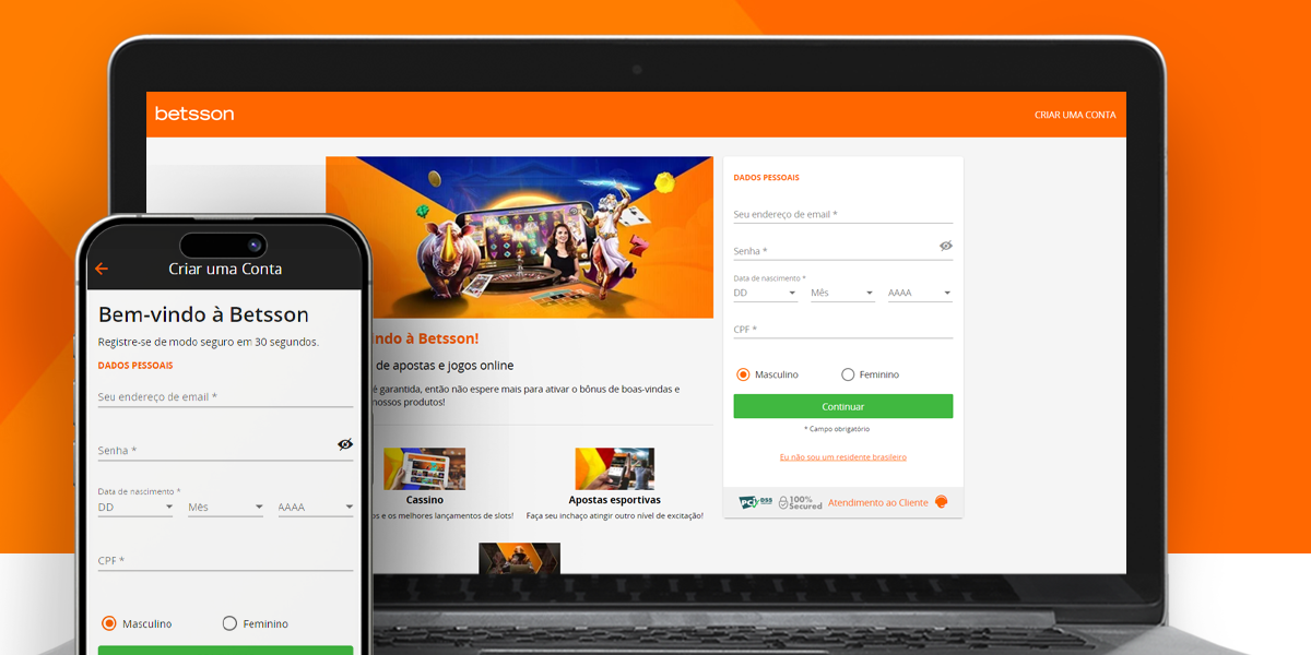 imagem mockup desktop mobile registro betsson