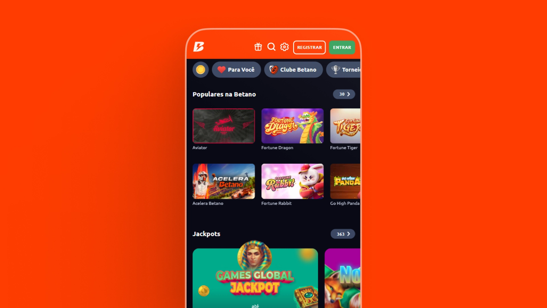 imagem pagina casino app da betano