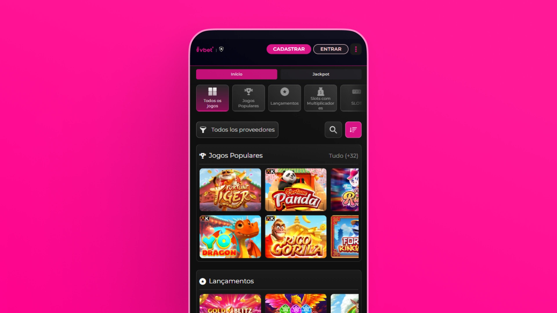 imagem pagina casino app da vbet