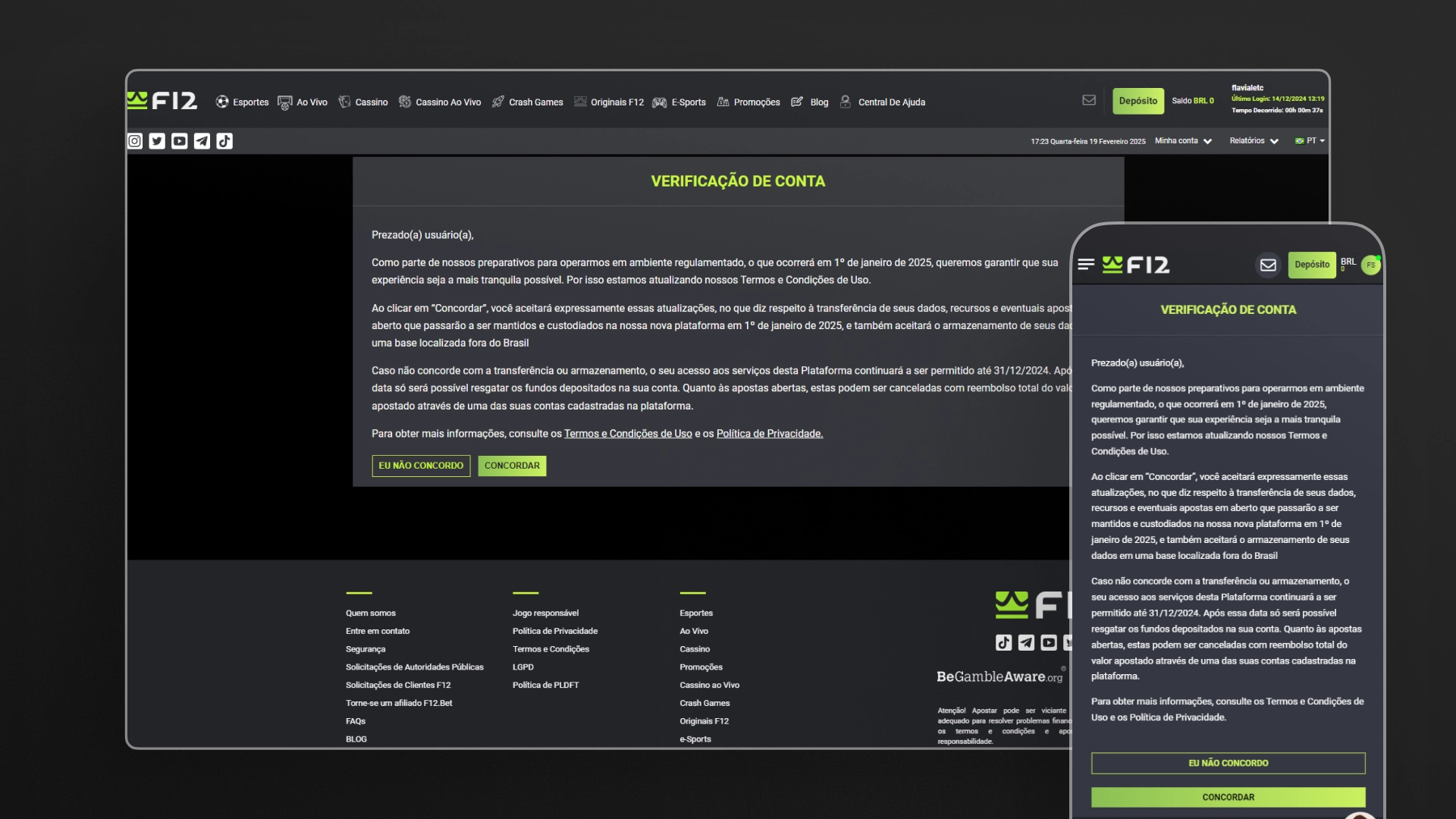 imagem passo 5 cadastro f12bet