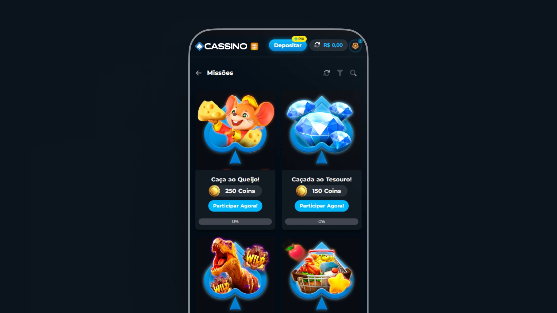 imagem programa fidelidade cassino bet