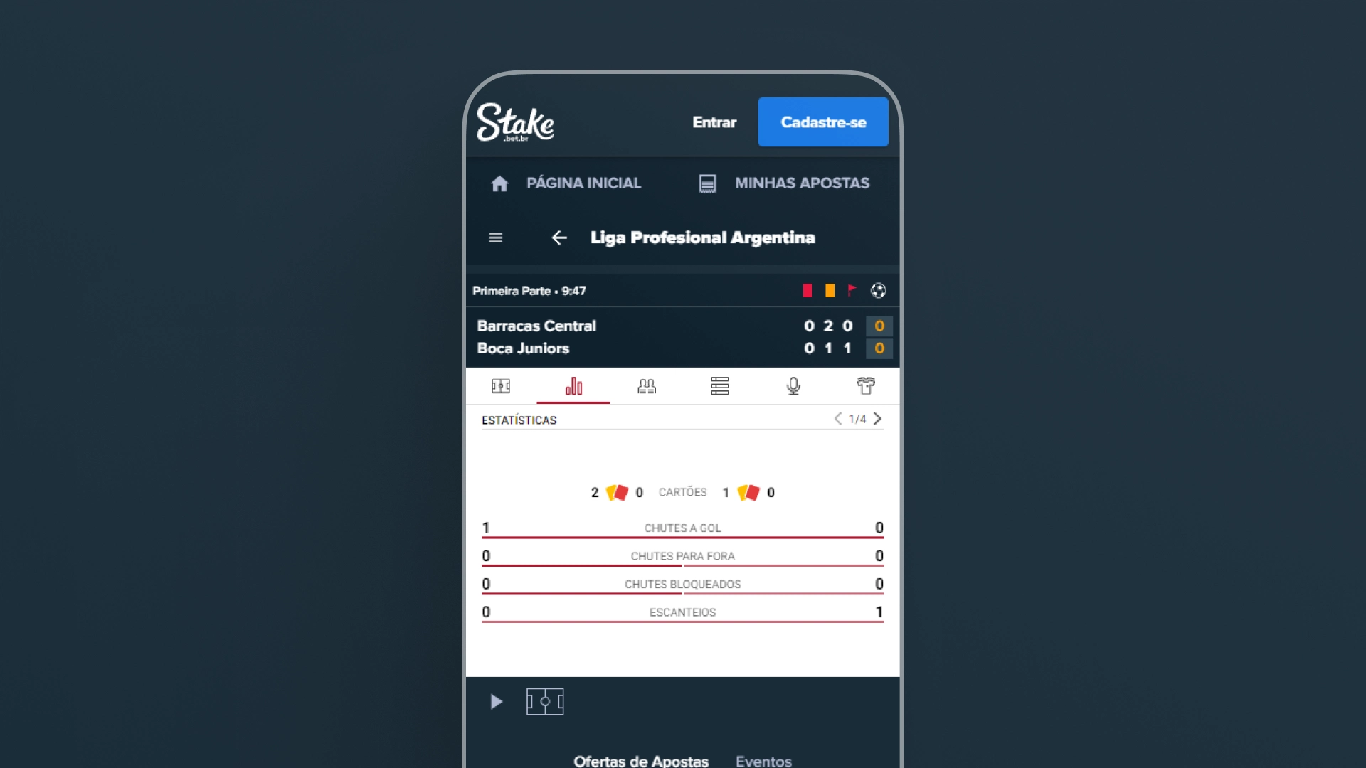 imagem recurso estatistica em tempo real app stake