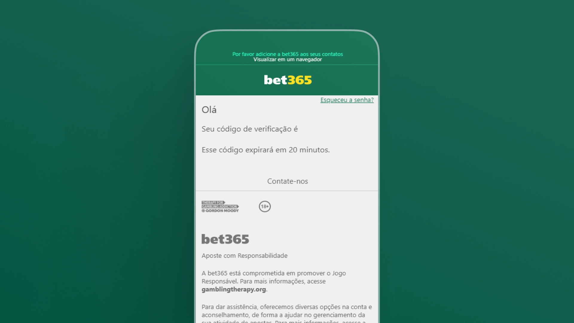 screenshot Quais recursos de segurança bet365