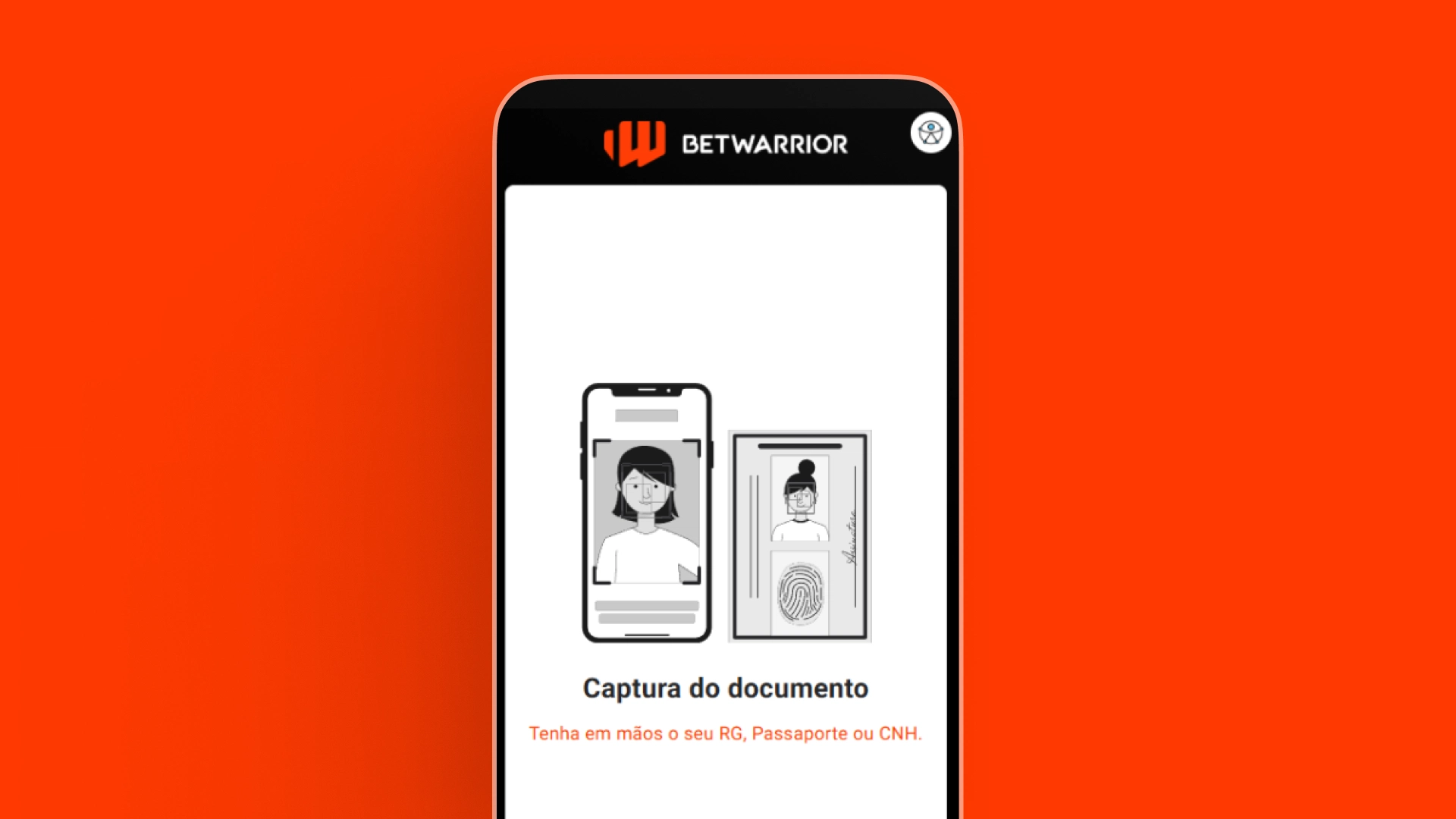 screenshot cadastro betwarrior