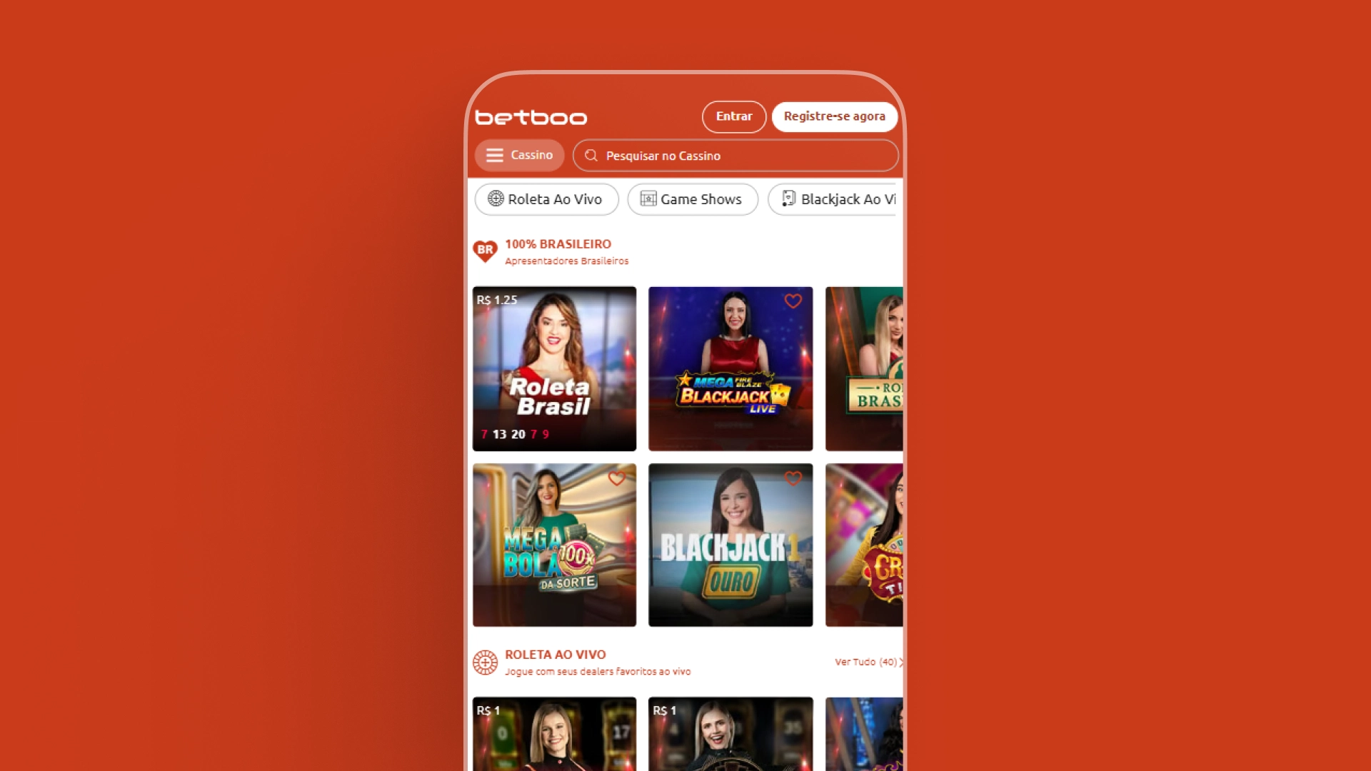 screenshot casino ao vivo betboo