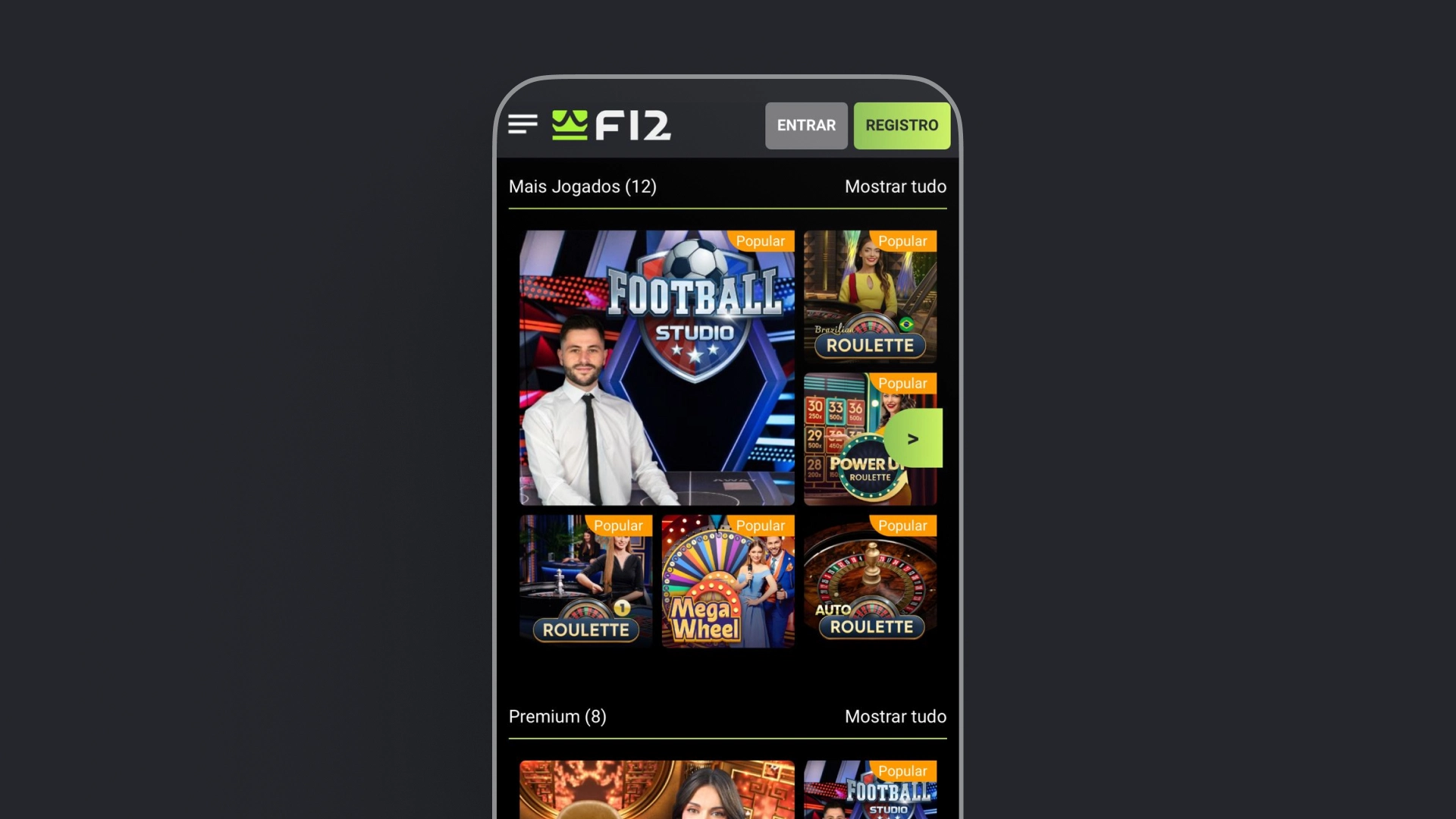 screenshot casino ao vivo f12