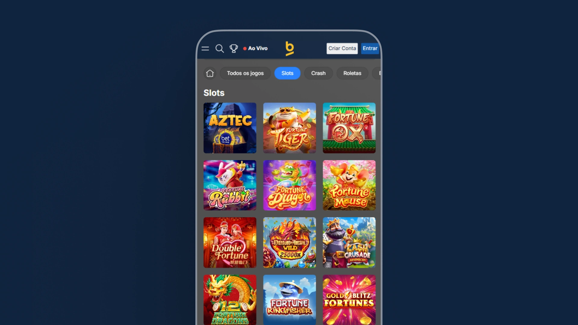 screenshot casino slot Betnacional