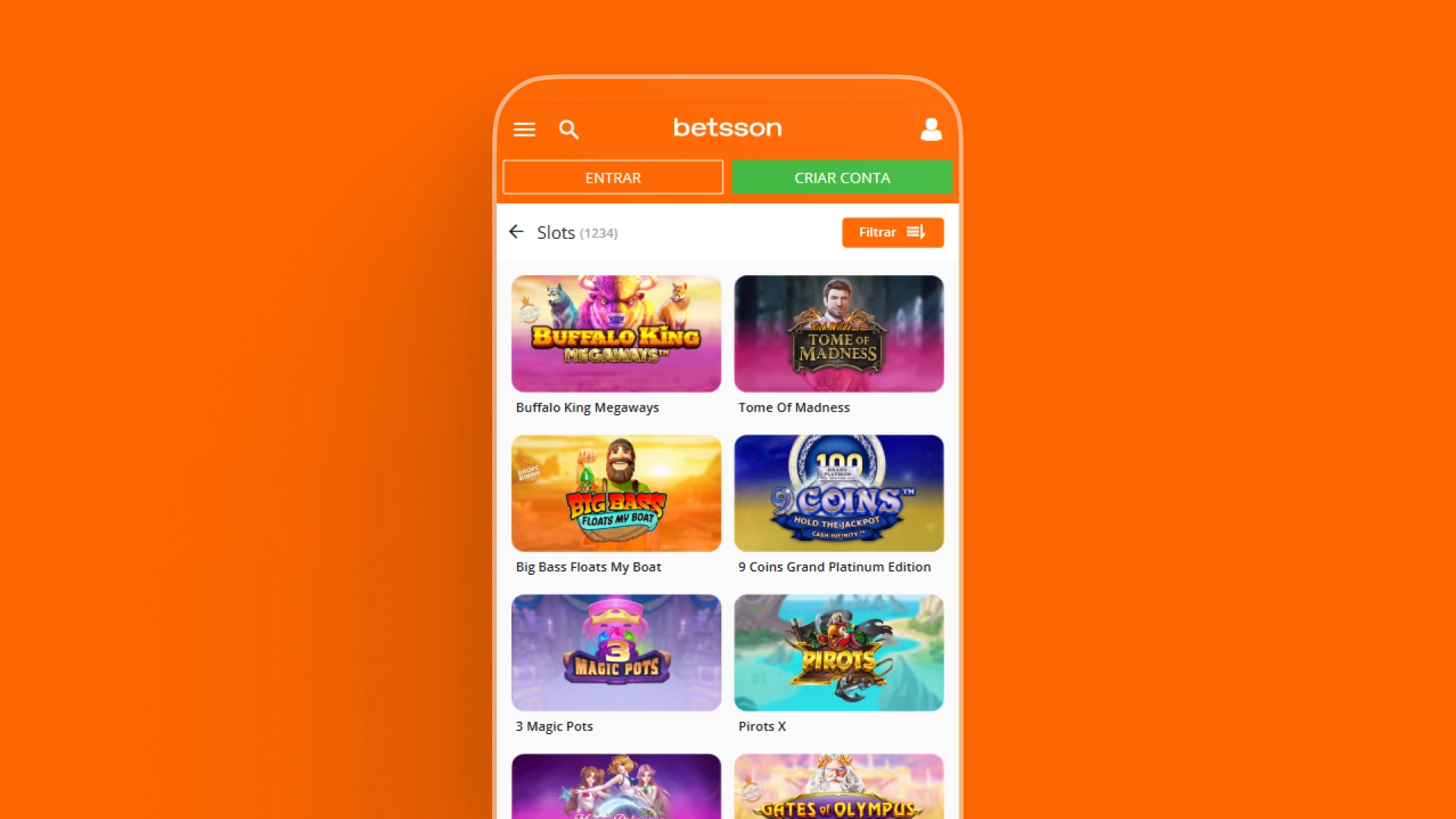screenshot casino slot Betsson