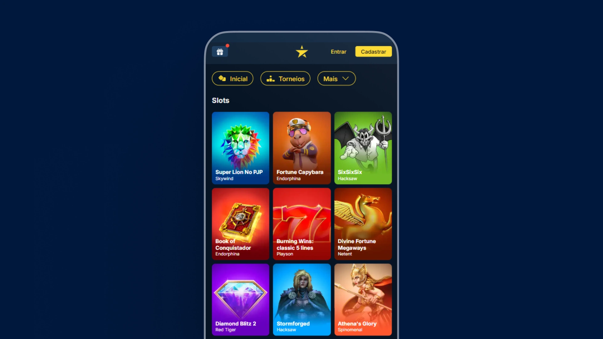 screenshot casino slot estrelabet