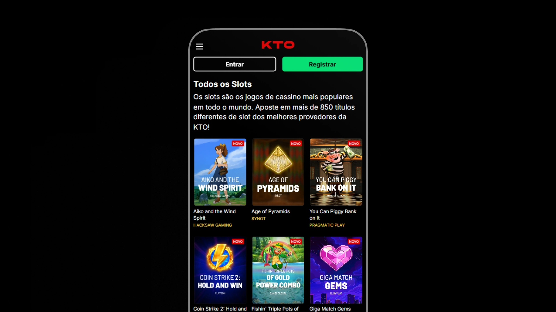 screenshot casino slot kto