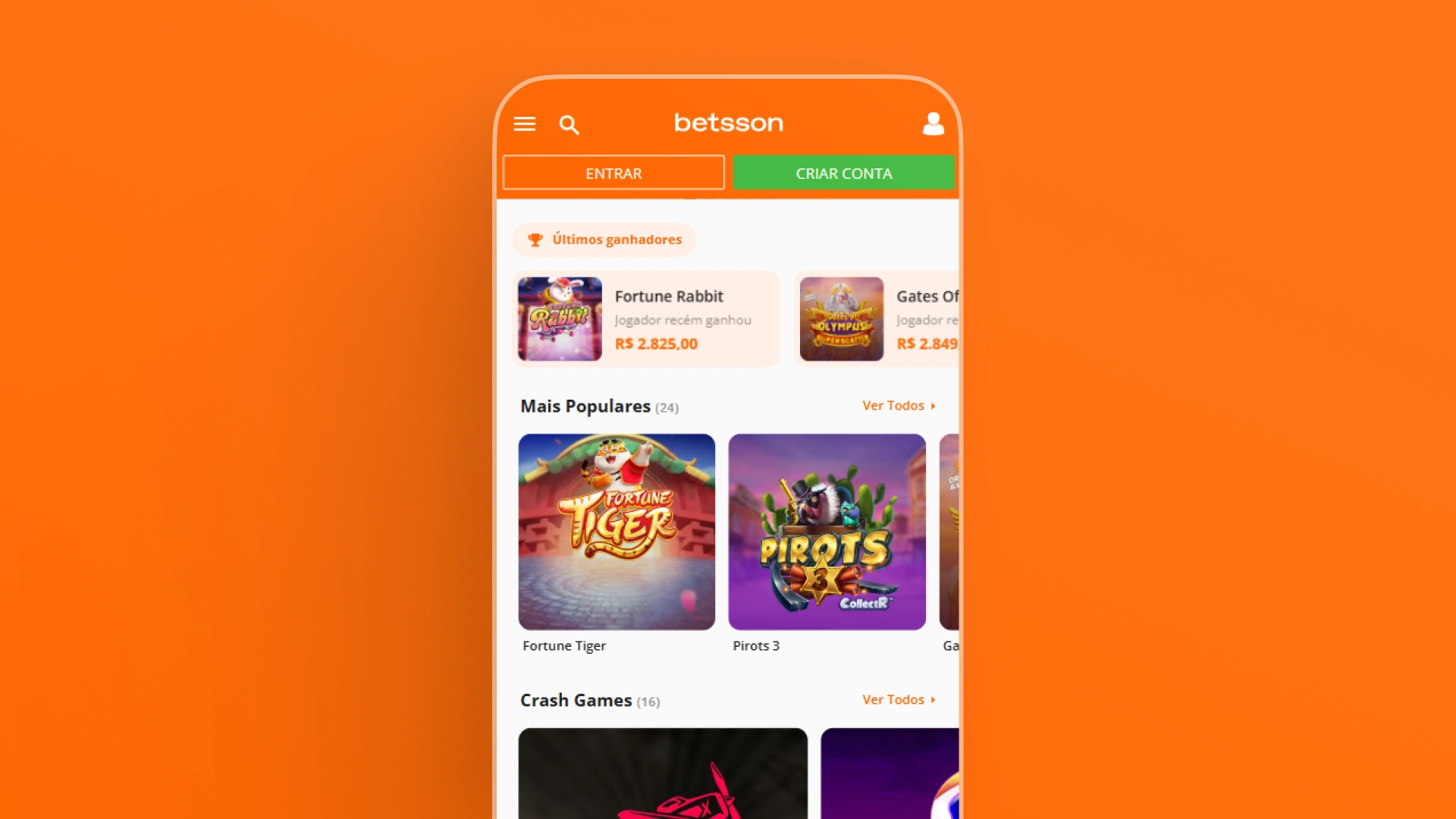screenshot cassino Betsson é bom