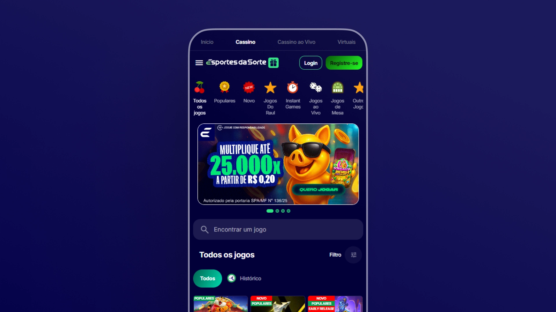 screenshot cassino esportes da sorte é bom