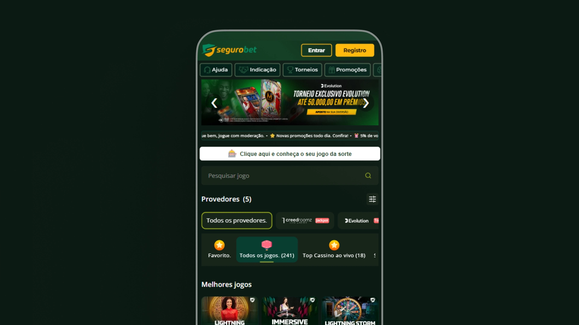 screenshot cassino segurobet é bom