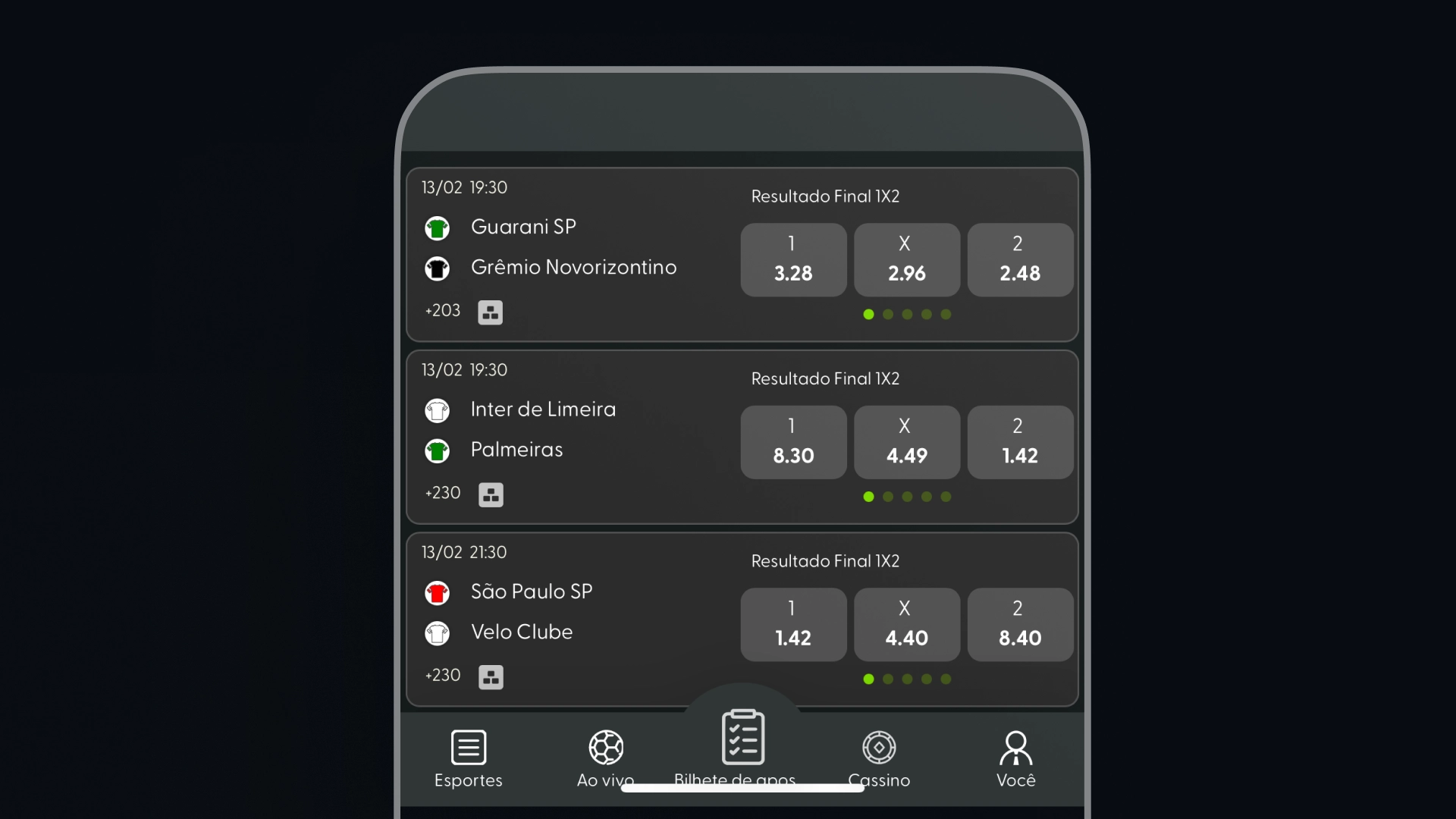 screenshot odds Cassinopix