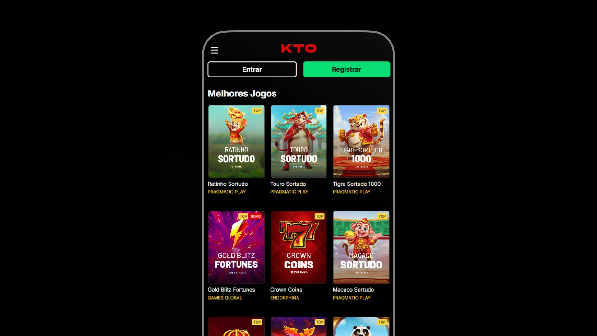 screenshot quais sao os melhores jogos kto