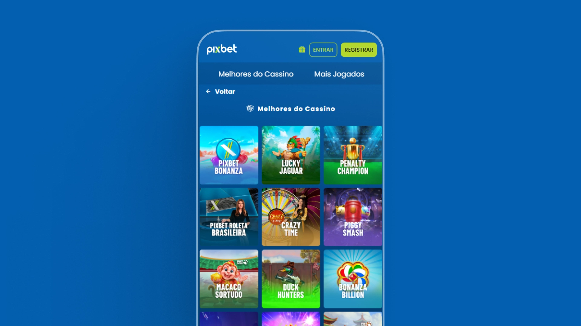 Screenshot quais são os melhores jogos Pixbet
