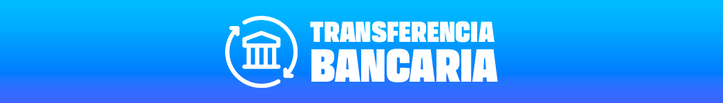 La imagen muestra el logotipo de Transferencia Bancaria
