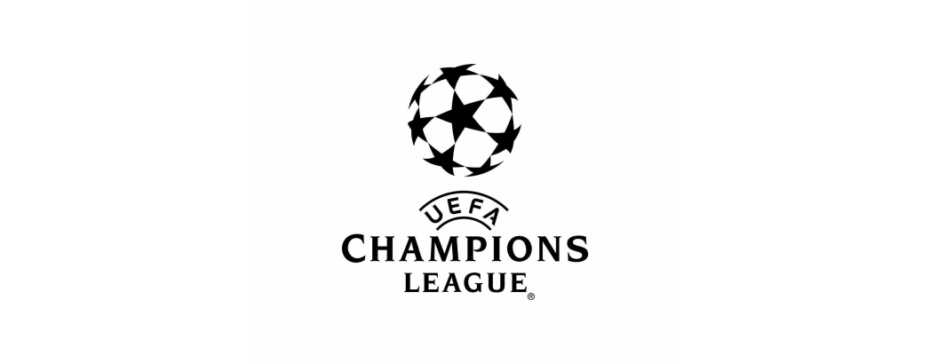 Imagem mostra logomarca da Champions League