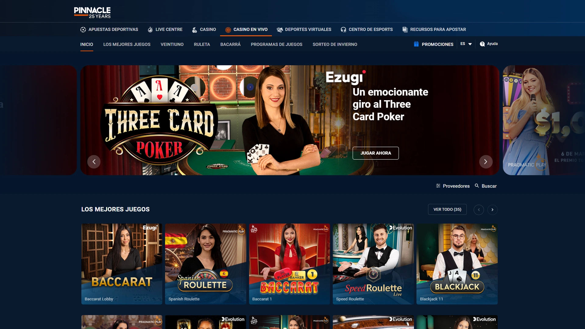 captura de pantalla 2 casino pinnacle