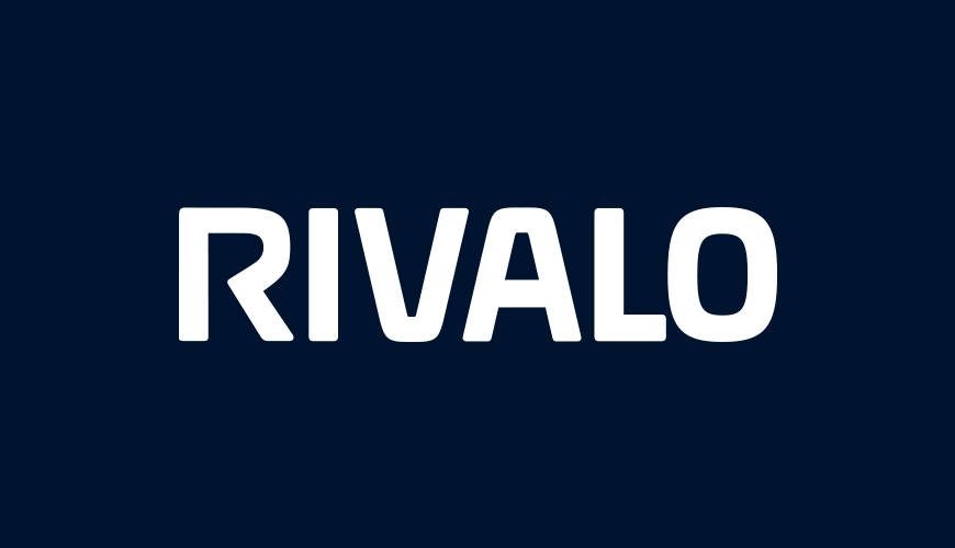 La imagen muestra el logotipo de Rivalo