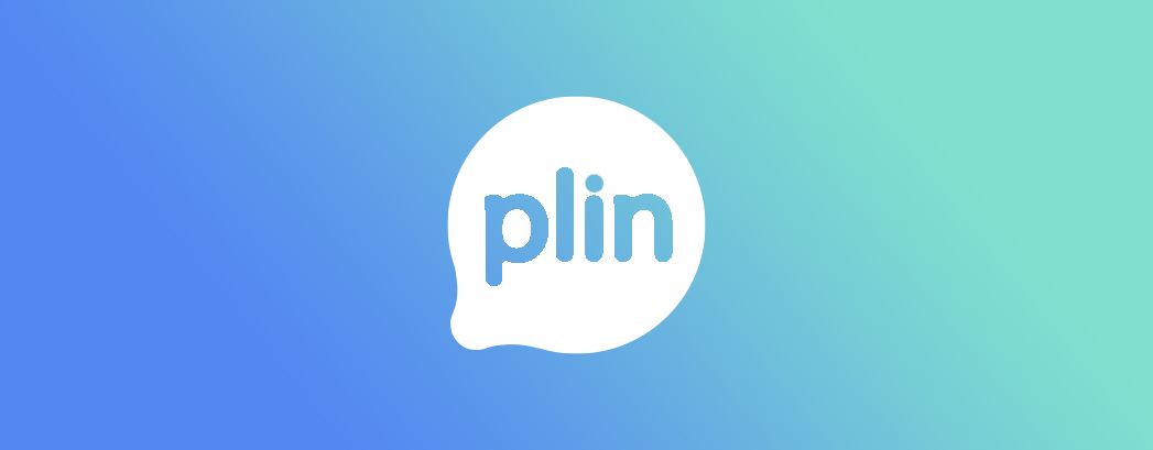La imagen muestra el logotipo de Plin